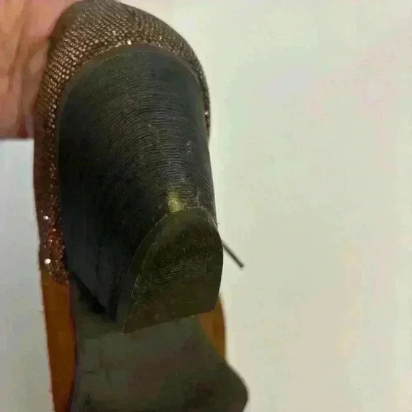 BC Footwear Women's Eager Beaver Bootie Brown Metallic Back Size 7 - Picture 9 of 10